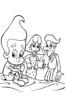 Jimmy Neutron kleurplaat 20